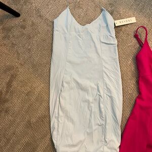 Meshki Light Blue Mini Dress